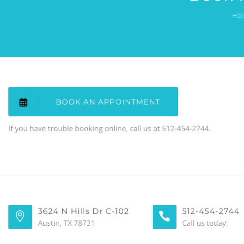 Book An Appointment Preview